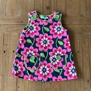 Baby Boden retro flower corduroy jumper